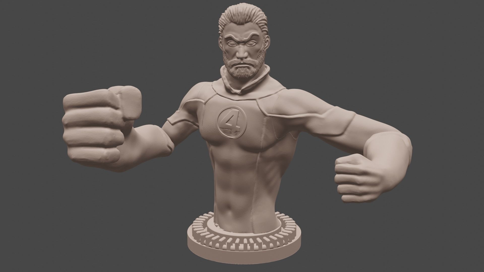 Complete Fantastic Four Busts 3D print model_20