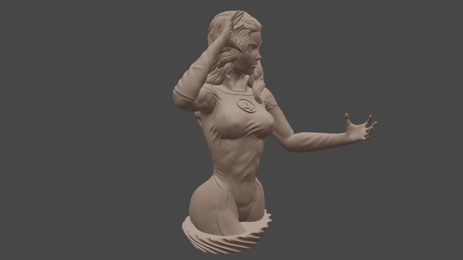 Complete Fantastic Four Busts 3D print model_3