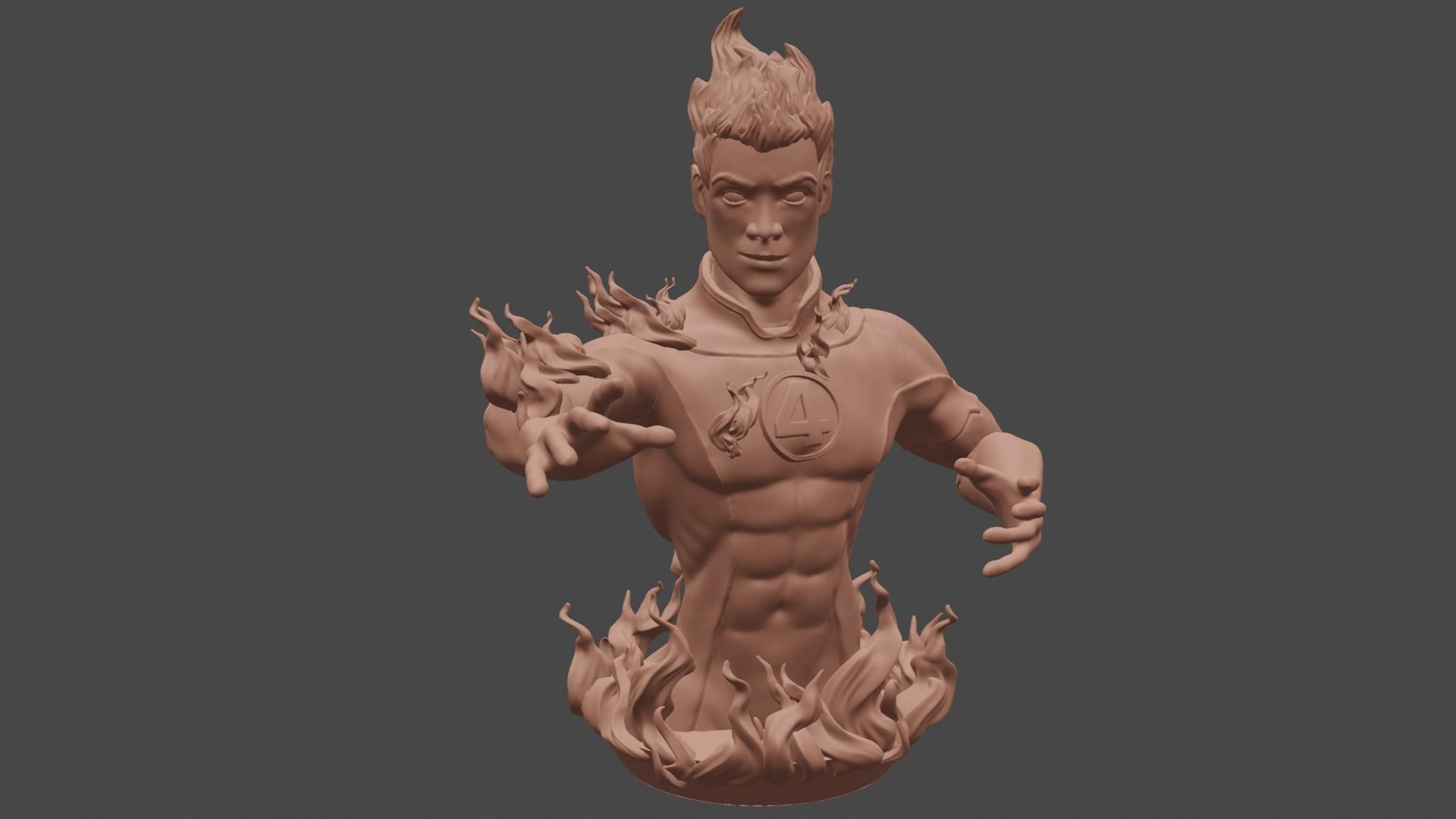 Complete Fantastic Four Busts 3D print model_14