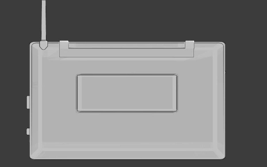 Modern Military Radio Low-poly 3D model_7