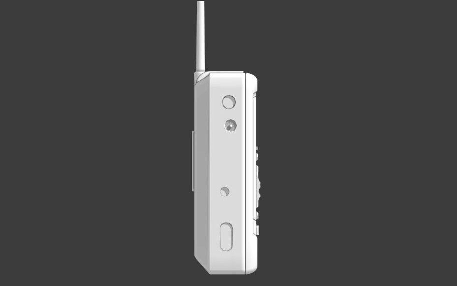 Modern Military Radio Low-poly 3D model_5