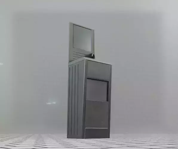 Public Metal Sink - 29 - with Mirror