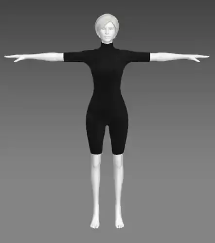 Woman Clothing T-Pose 433