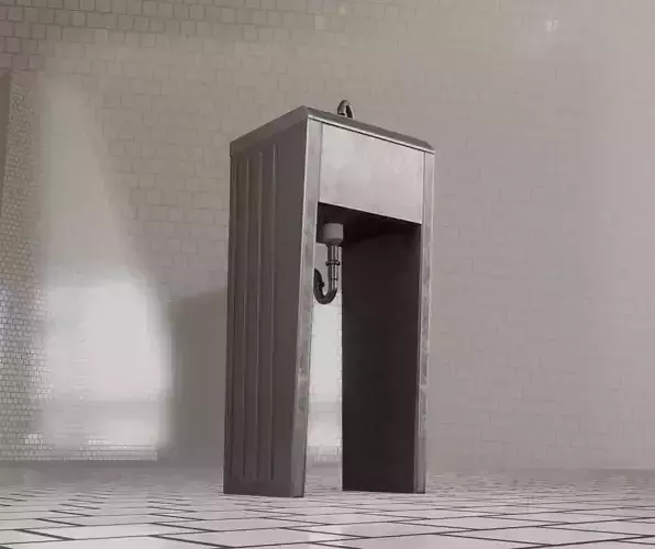 Public Metal Sink - 8 - Simple