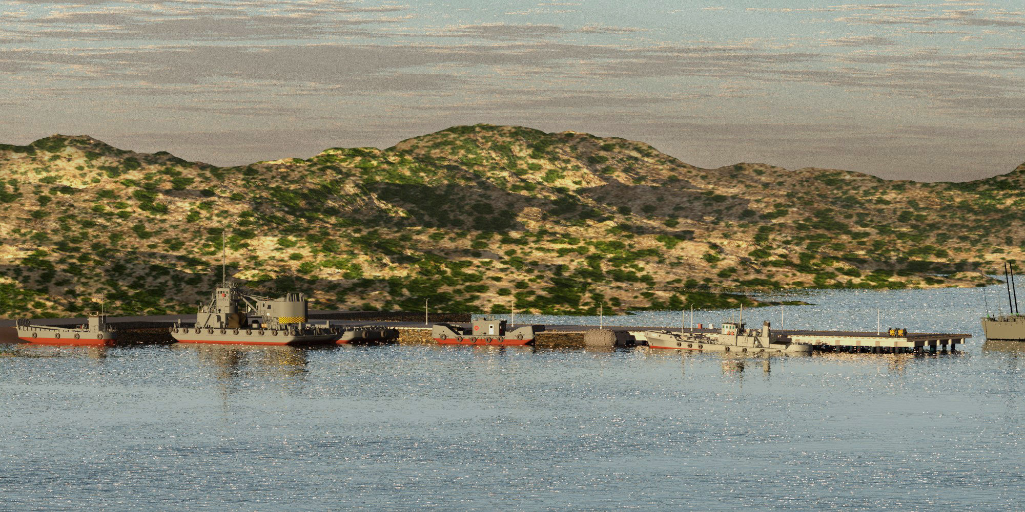 JMSDF 4support ship set 3D model_6