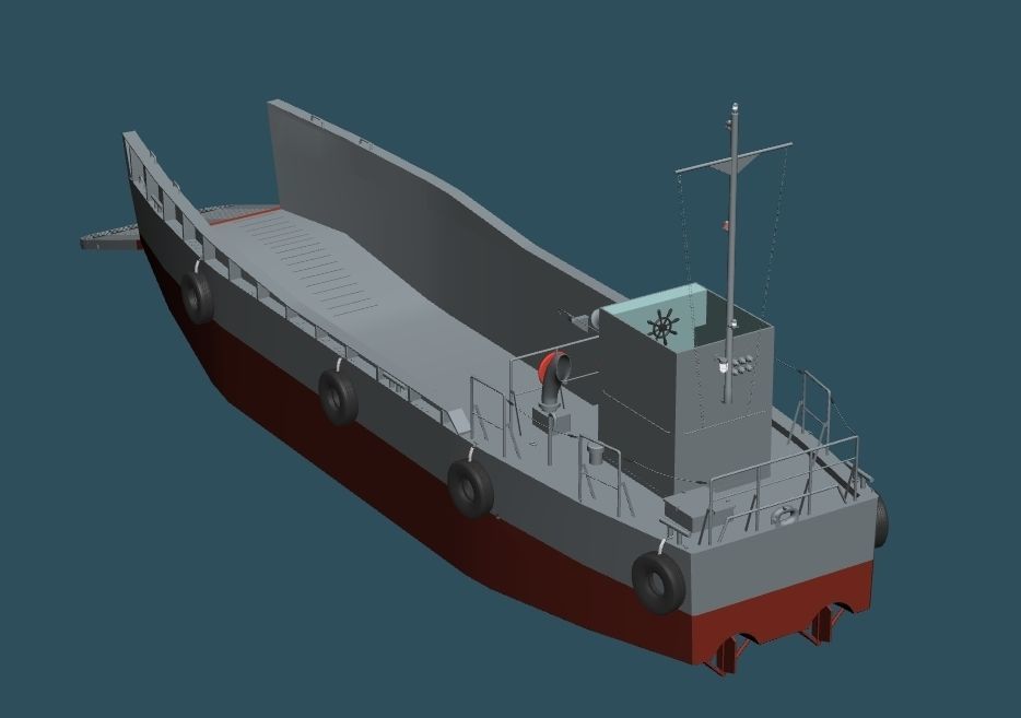 JMSDF 4support ship set 3D model_12
