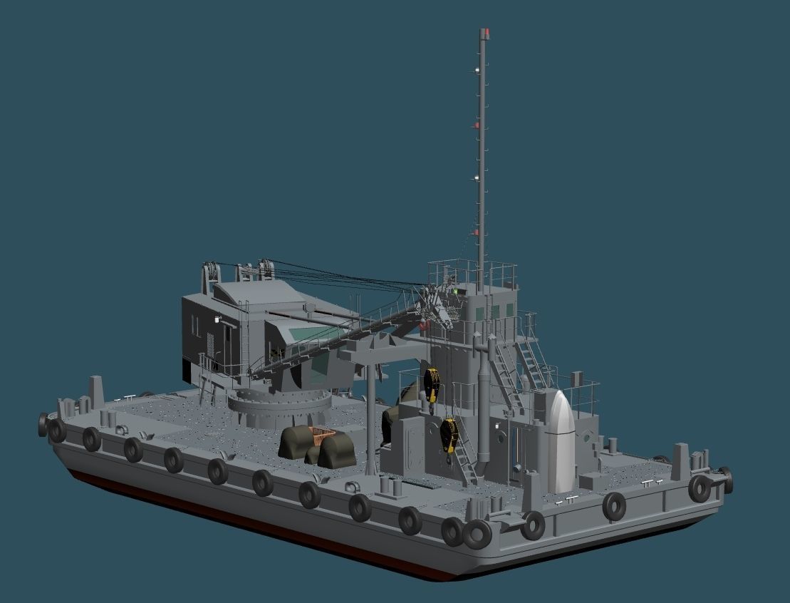 JMSDF 4support ship set 3D model_2