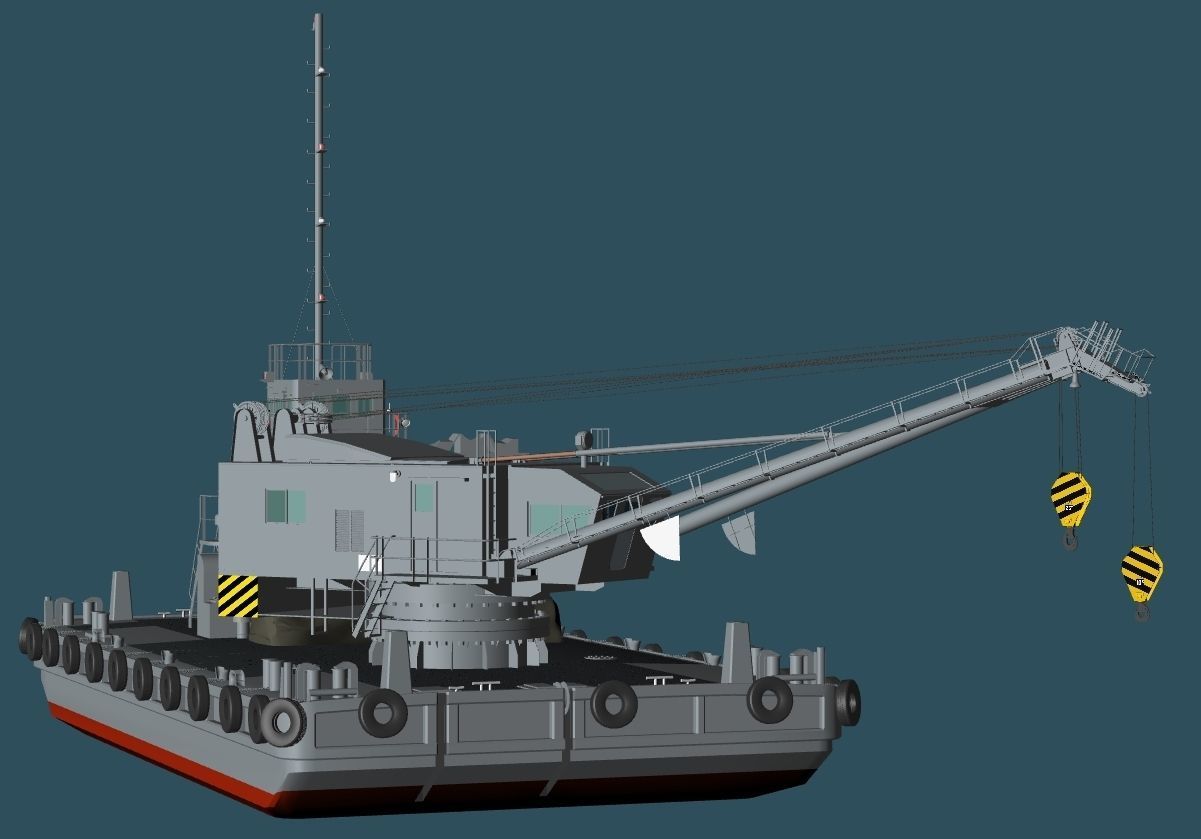 JMSDF 4support ship set 3D model_5