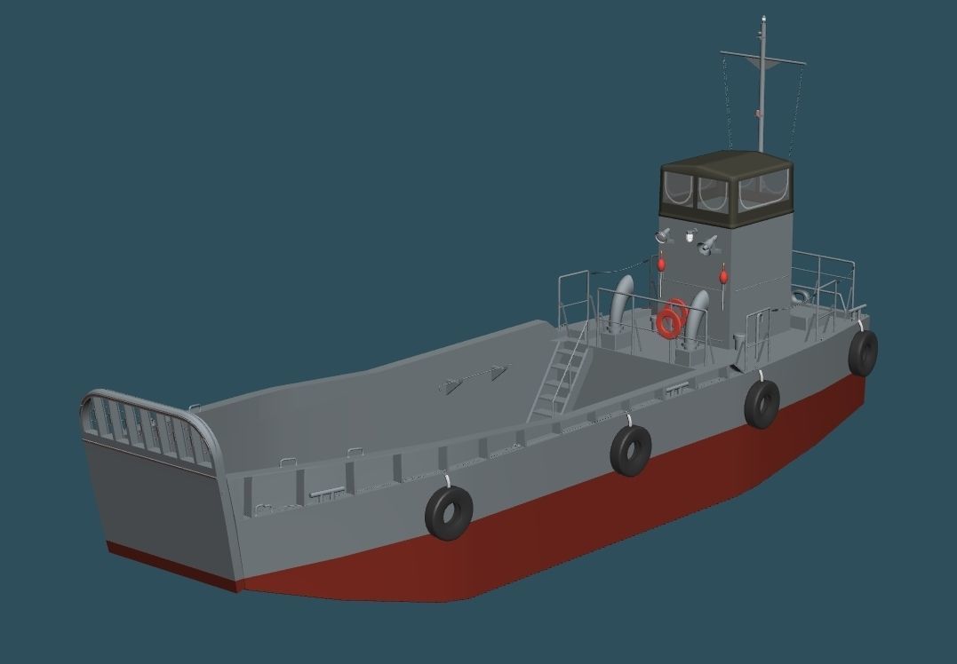 JMSDF 4support ship set 3D model_10
