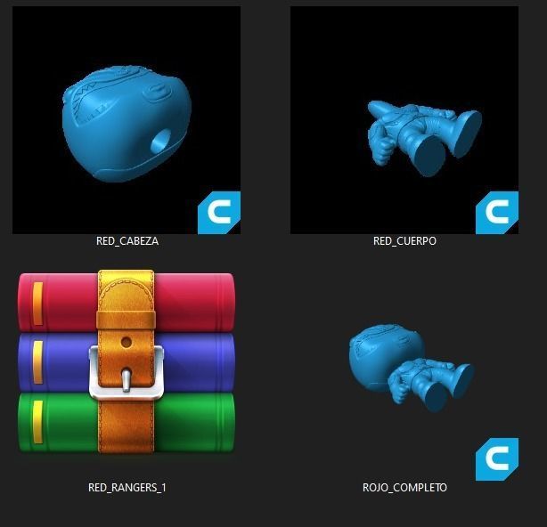 POWER RANGER RED FUNKO POP COLLECTION 3D print model_1