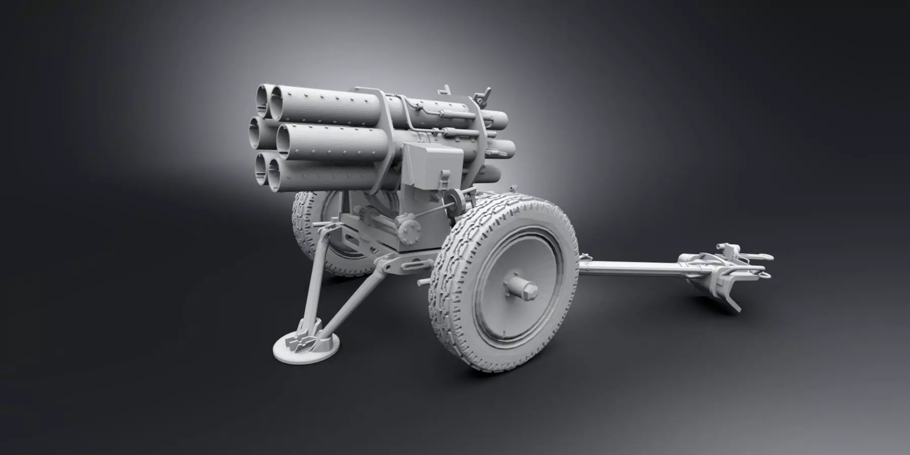 15cm Nebelwerfer Scale model 3D print model