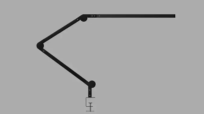 Swing Arm Desk Lamp with Clamp