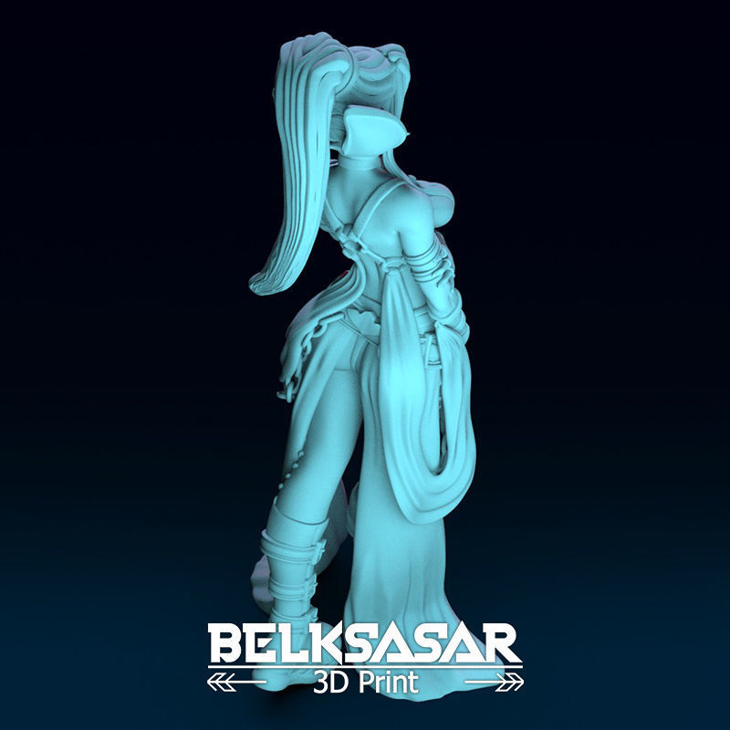 Seductive Female Vampire 3D print model_16
