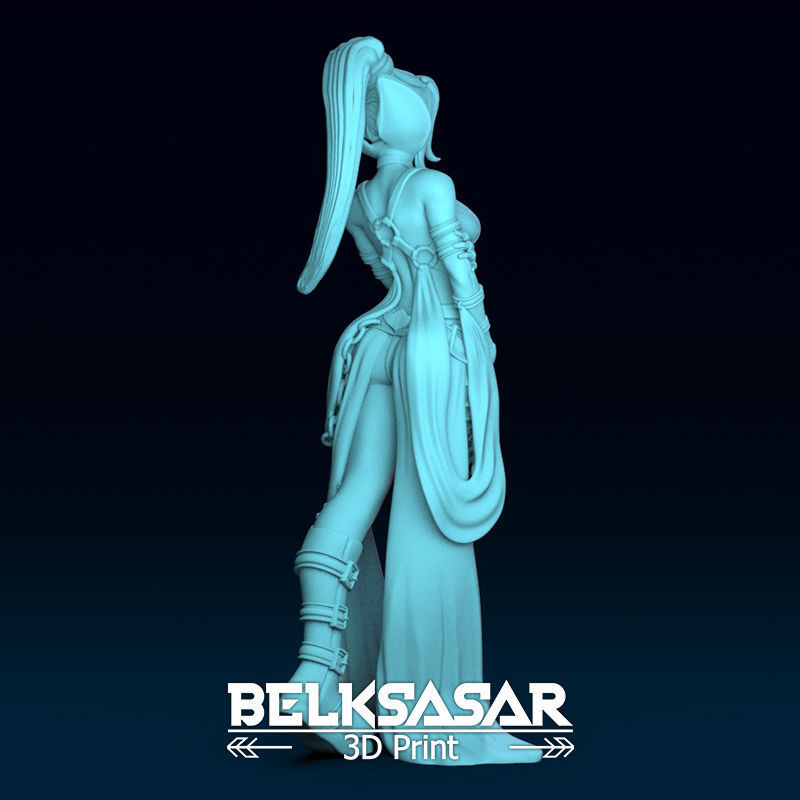 Seductive Female Vampire 3D print model_5