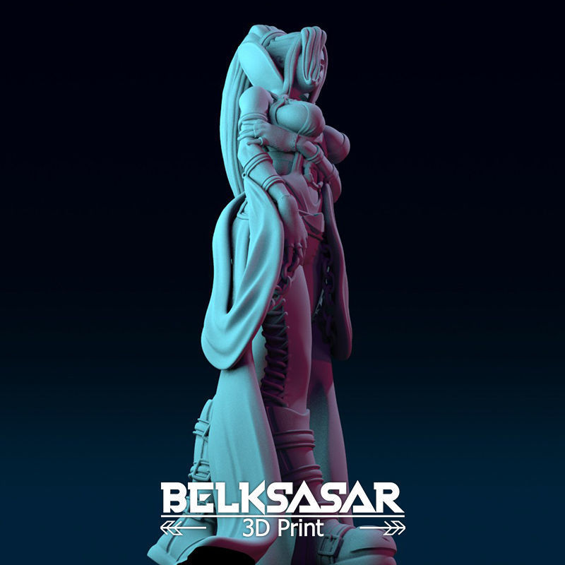 Seductive Female Vampire 3D print model_18