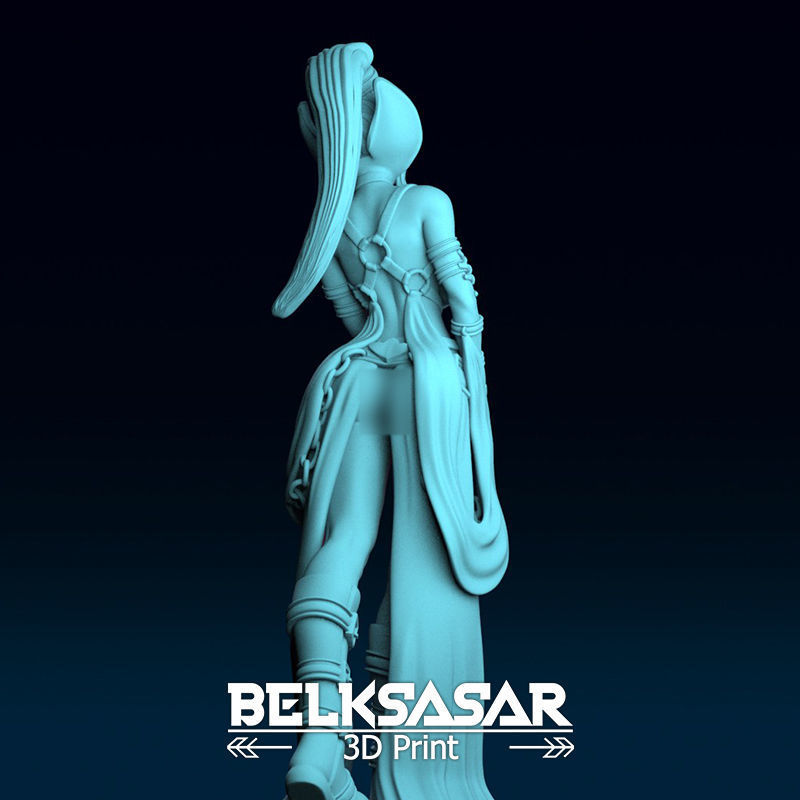 Seductive Female Vampire Normal Topless and Nude 3D print model_25