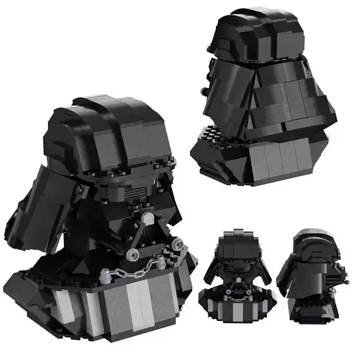 Lego - 75227 Darth Vader Bust 3D model