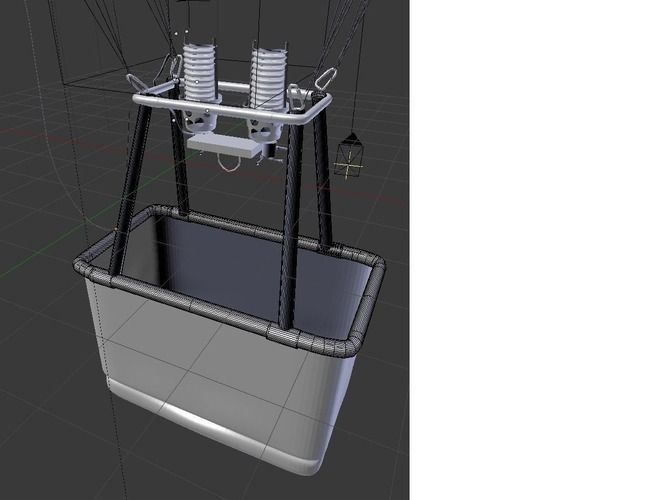Air Balloon 3D model_5