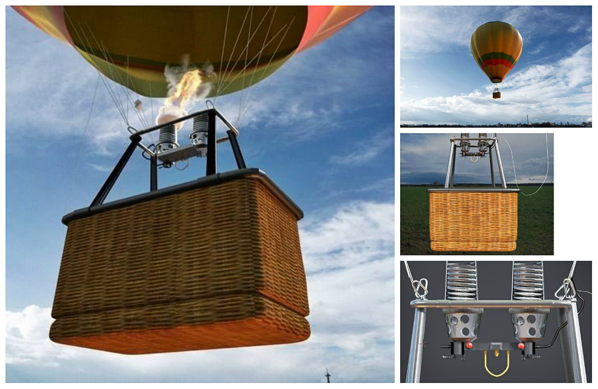 Air Balloon 3D model_1