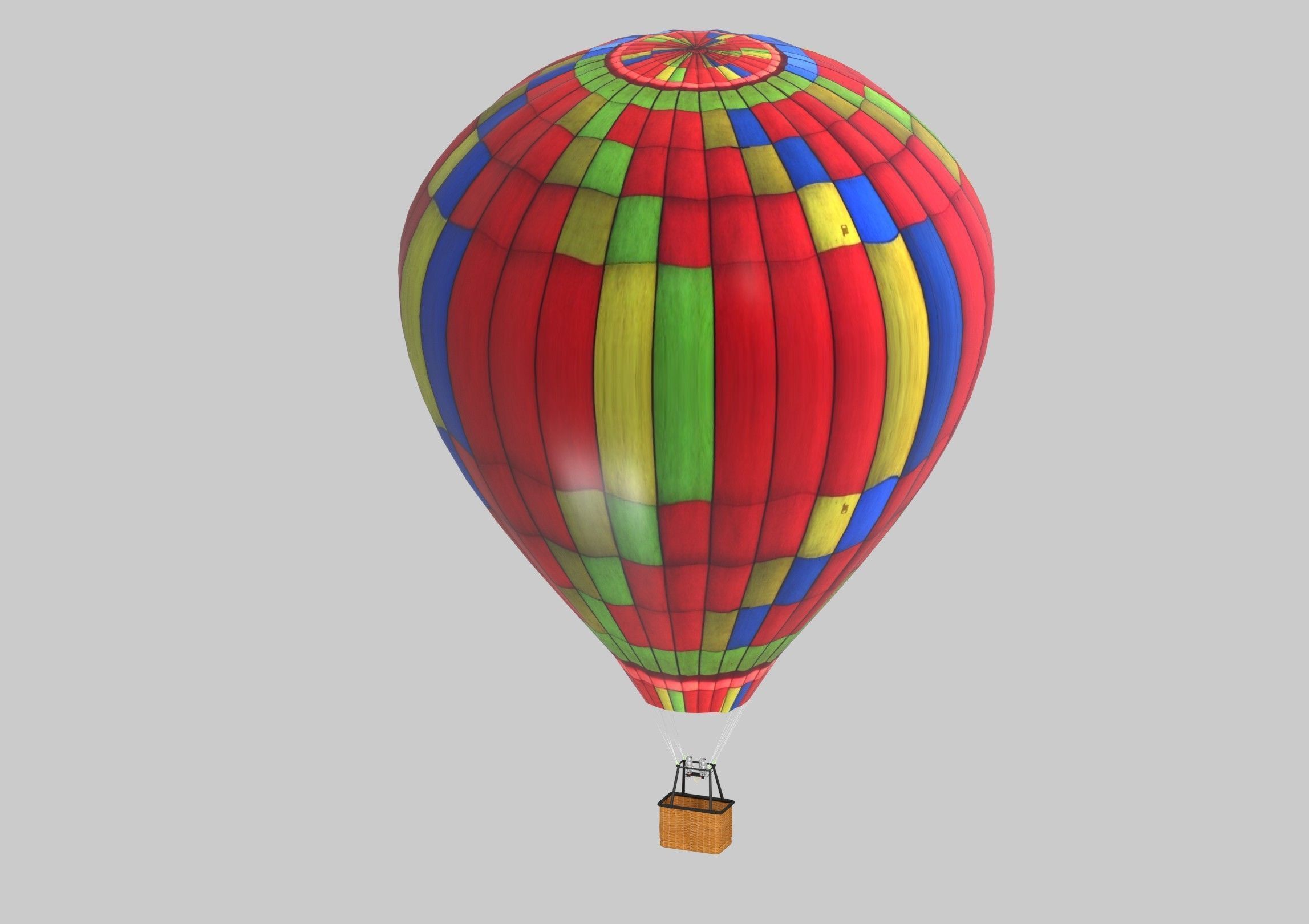 Air Balloon 3D model_8