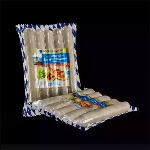 Package of Bratwurst 3D model