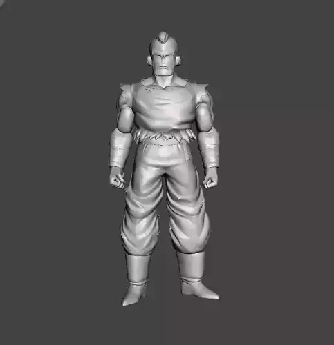 Saganbo 3D Model dragon ball character