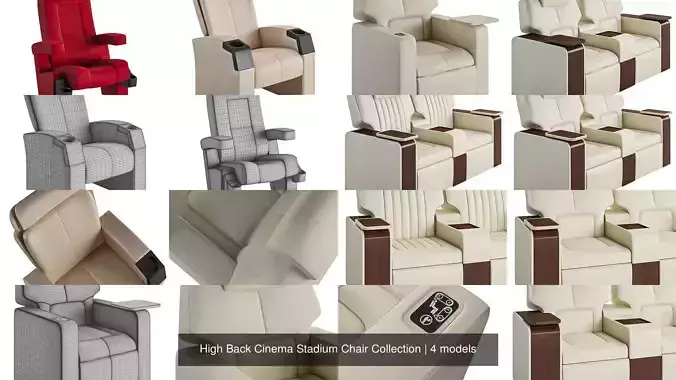 High Back Cinema Stadium Chair Collection 