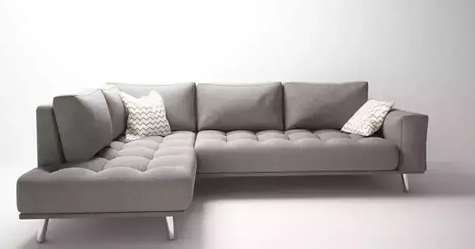 Sofa modern sectional 3D print model