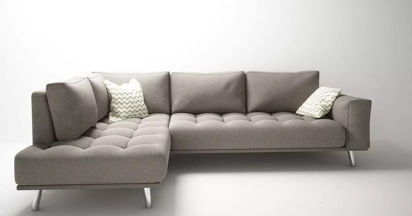 Sofa modern sectional 3D print model_0