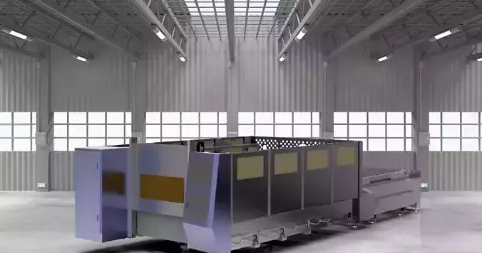 Large laser cutting machine