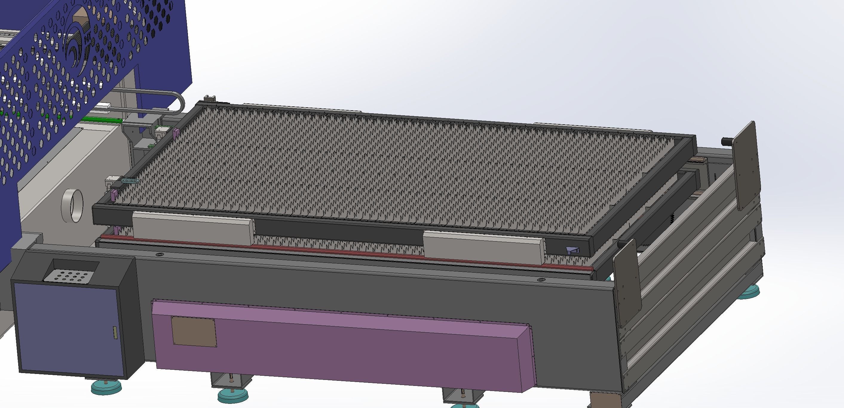 Large laser cutting machine 3D model_6