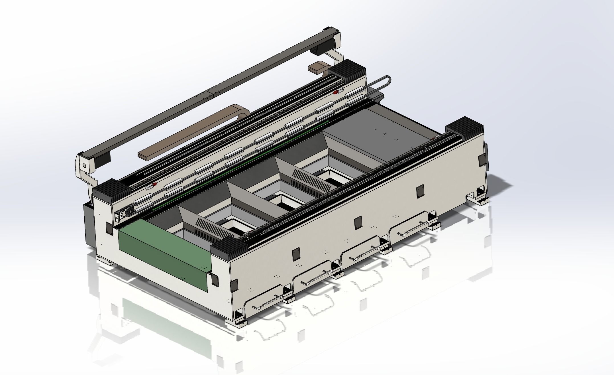 Large laser cutting machine 3D model_13