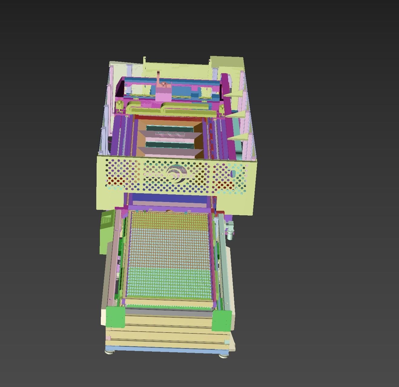 Large laser cutting machine 3D model_20