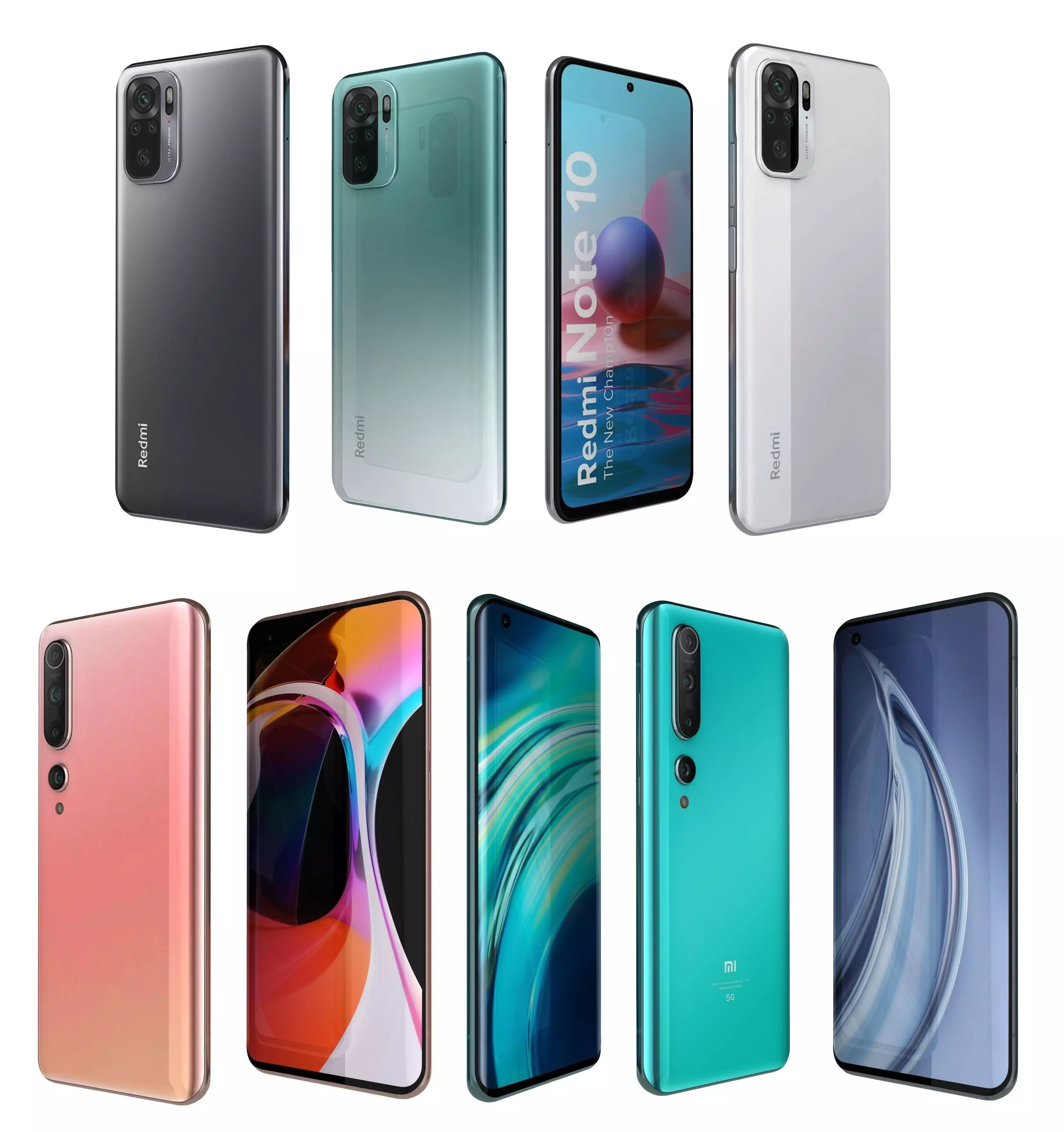 Xiaomi Mi 10 And Note 10 3D model_0