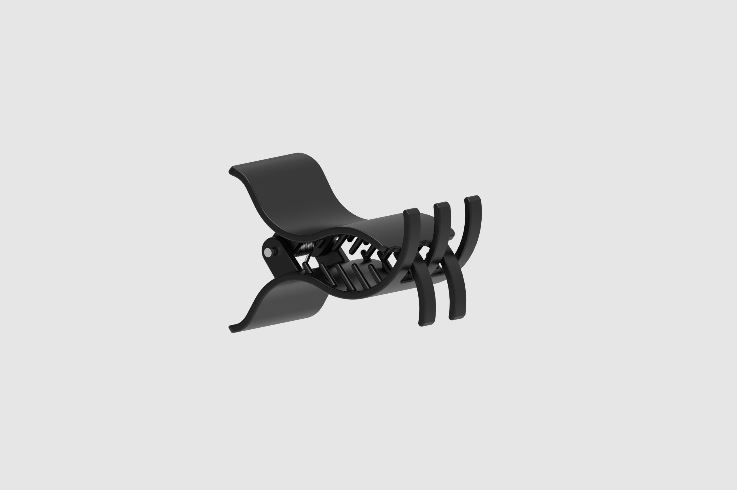 Hair claw 3D print model_5