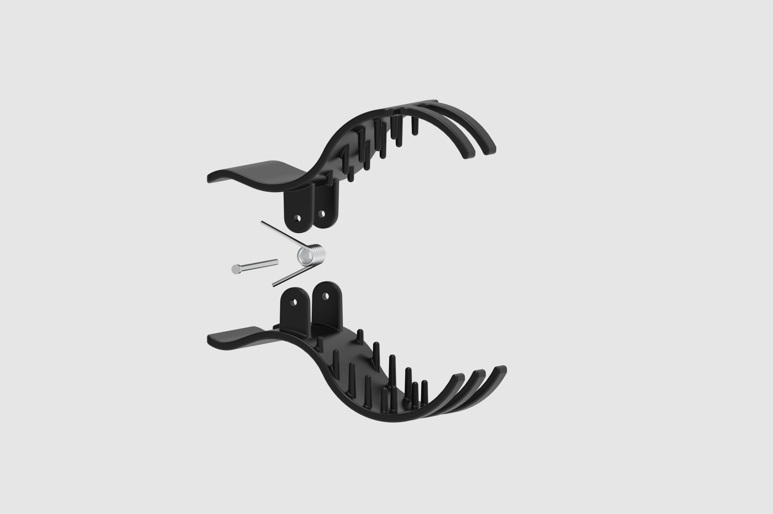 Hair claw 3D print model_8