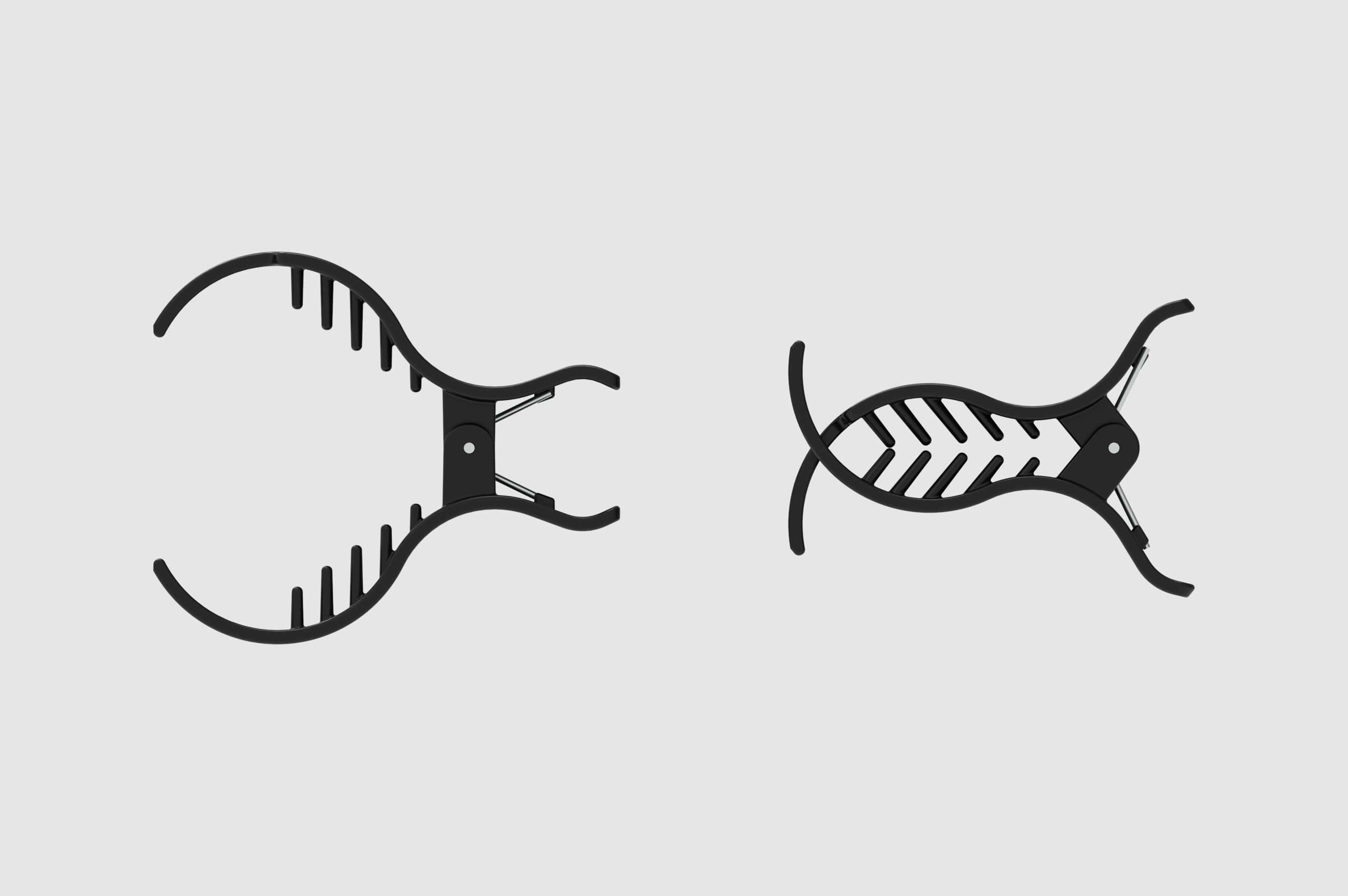 Hair claw 3D print model_2