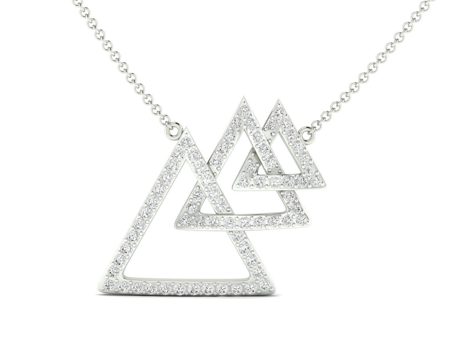 Women necklace 3dm stl render detail  3D print model_8