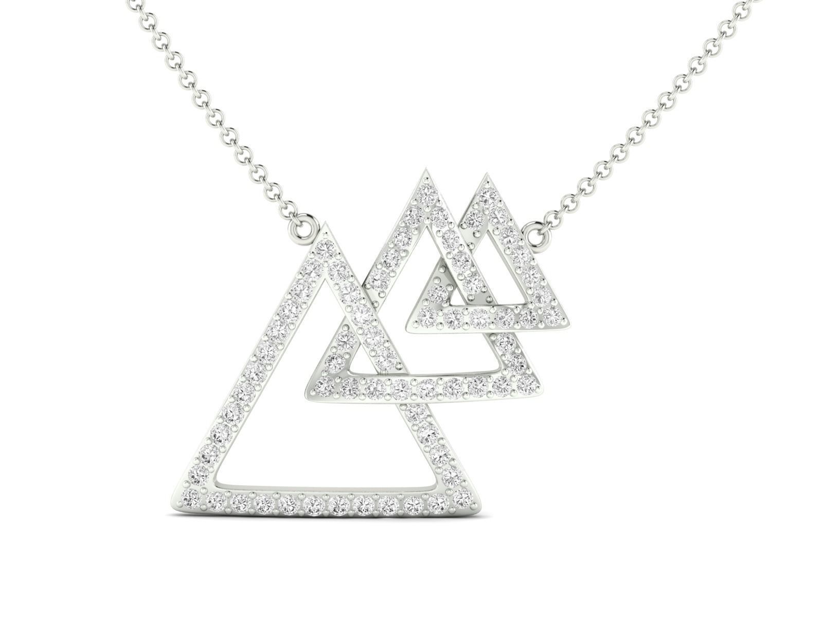 Women necklace 3dm stl render detail  3D print model_9