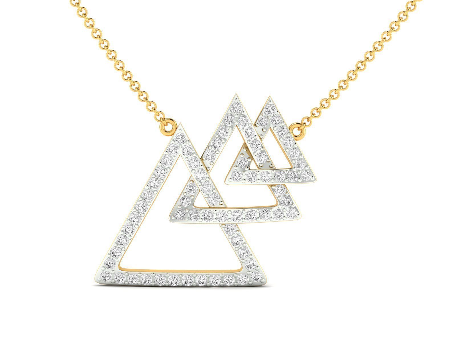 Women necklace 3dm stl render detail  3D print model_14