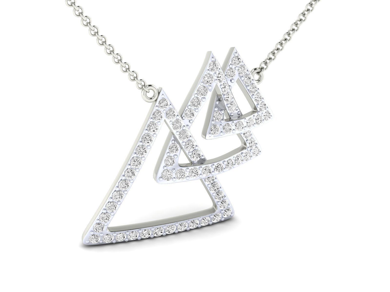 Women necklace 3dm stl render detail  3D print model_6