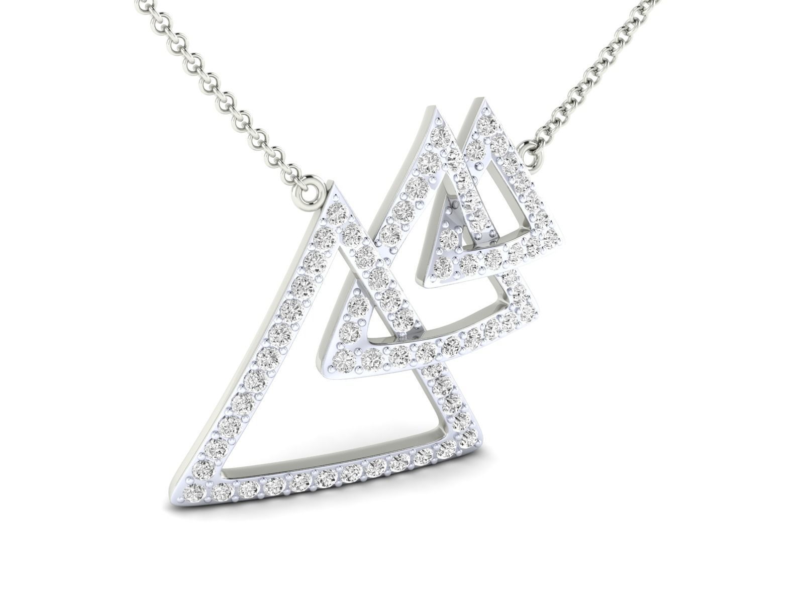 Women necklace 3dm stl render detail  3D print model_7