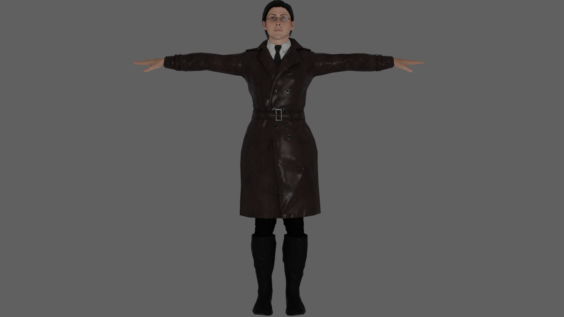Rigged Male Character 22 3D model_12