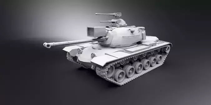 M48 Patton Scale Model