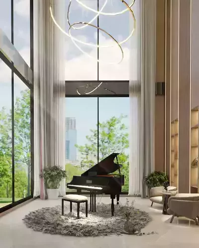 Piano Area Interior
