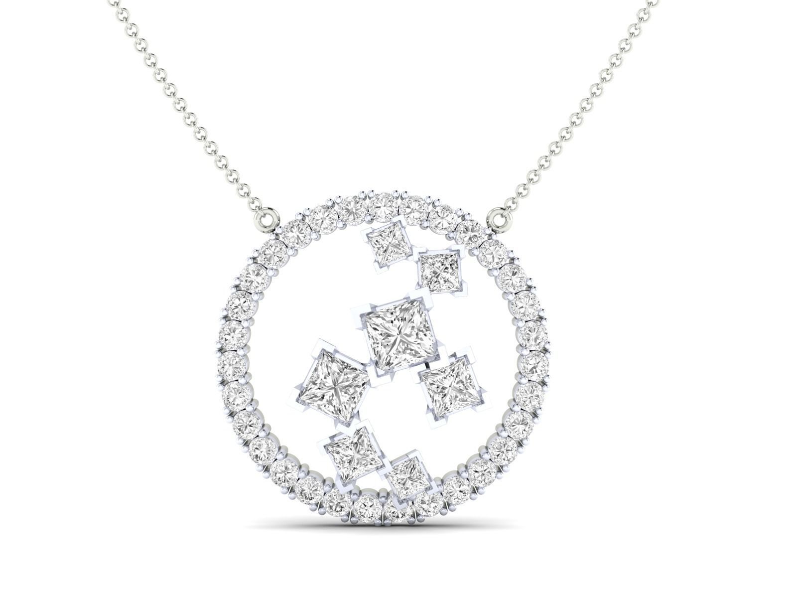 Women pendant 3dm stl render detail 3D print model_9