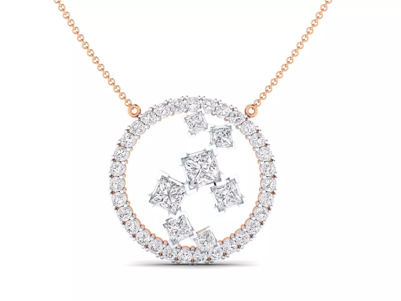 Women pendant 3dm stl render detail 3D print model_0