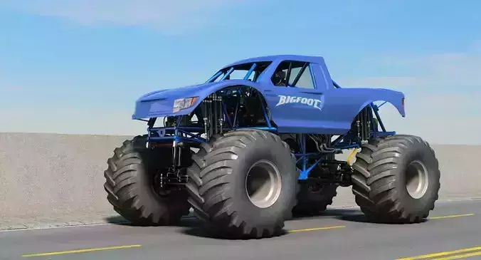 Monster Truck Bigfoot Generic 3D model