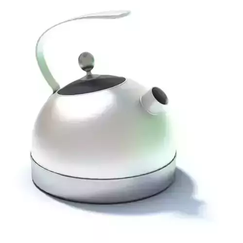 Stainless Steel Teapot 3D model