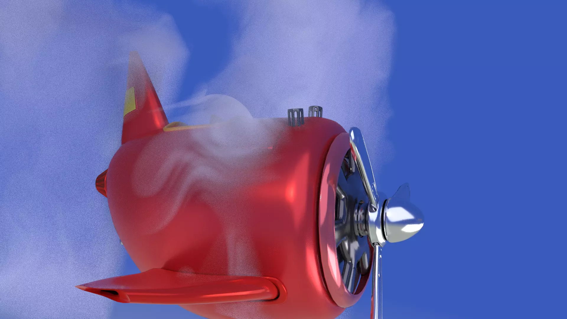 toy aeroplane 3D model